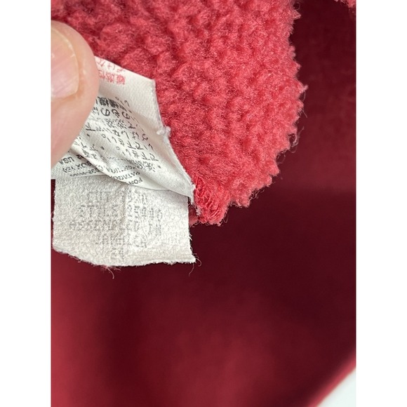 VTG 90s Patagonia Synchilla Snap T Fleece Red And Purple Size Large - Picture 3 of 6